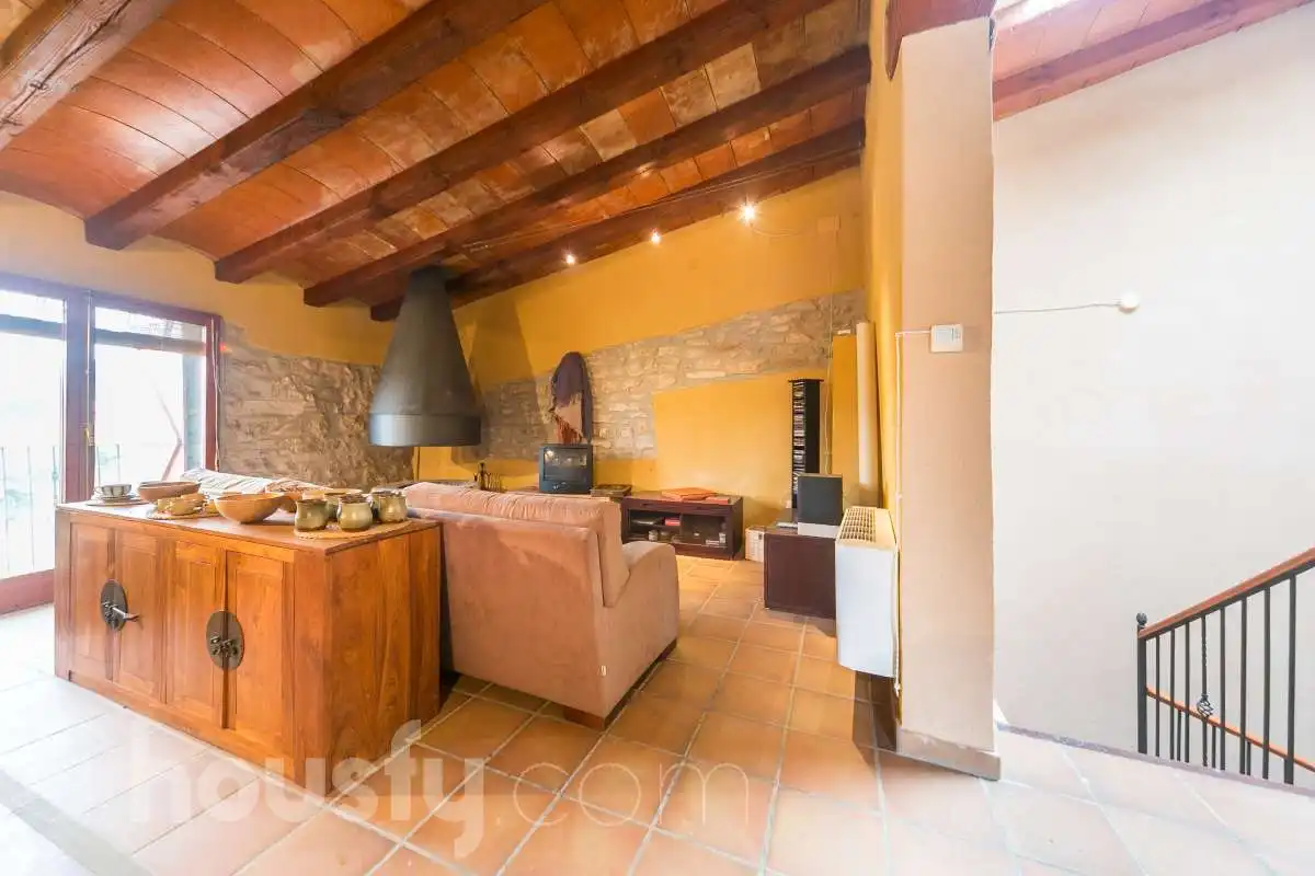 Living room of Houses for sale in Bellprat  with Heating, Parquet flooring and Terrace