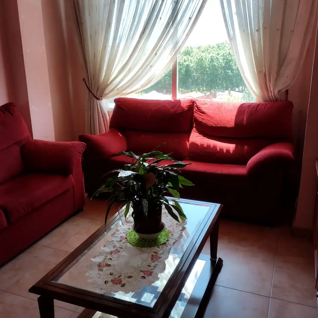 Living room of Flat for sale in  Logroño  with Furnished and Balcony