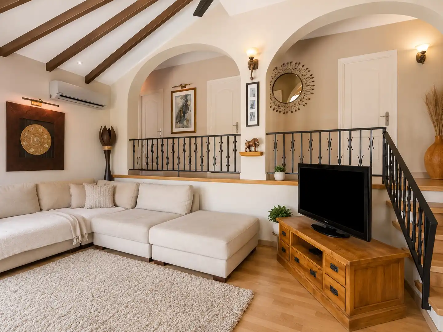 Sala d'estar de Casa o xalet en venda en Jávea / Xàbia amb Aire condicionat