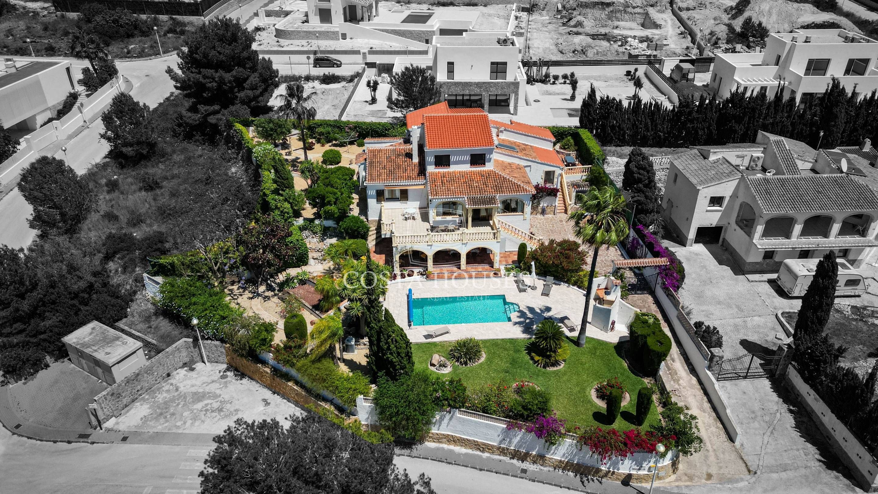 Vista exterior de Casa o xalet en venda en Jávea / Xàbia amb Aire condicionat, Calefacció i Jardí privat