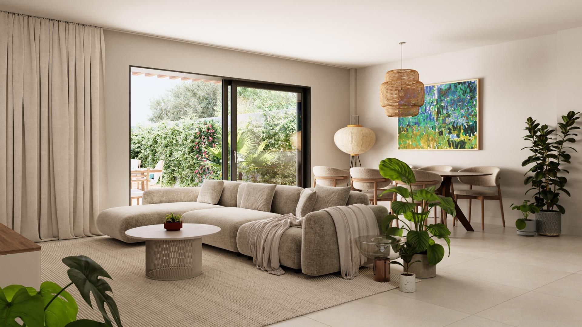 Living room of Flat for sale in Santpedor  with Air Conditioner, Heating and Private garden