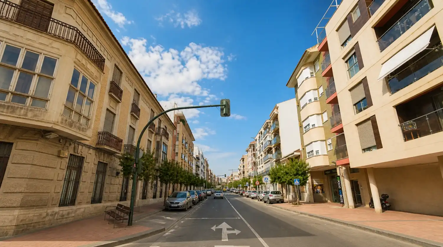 Vista exterior de Apartamento en venta en  Murcia Capital con Aire acondicionado, Calefacción y Amueblado