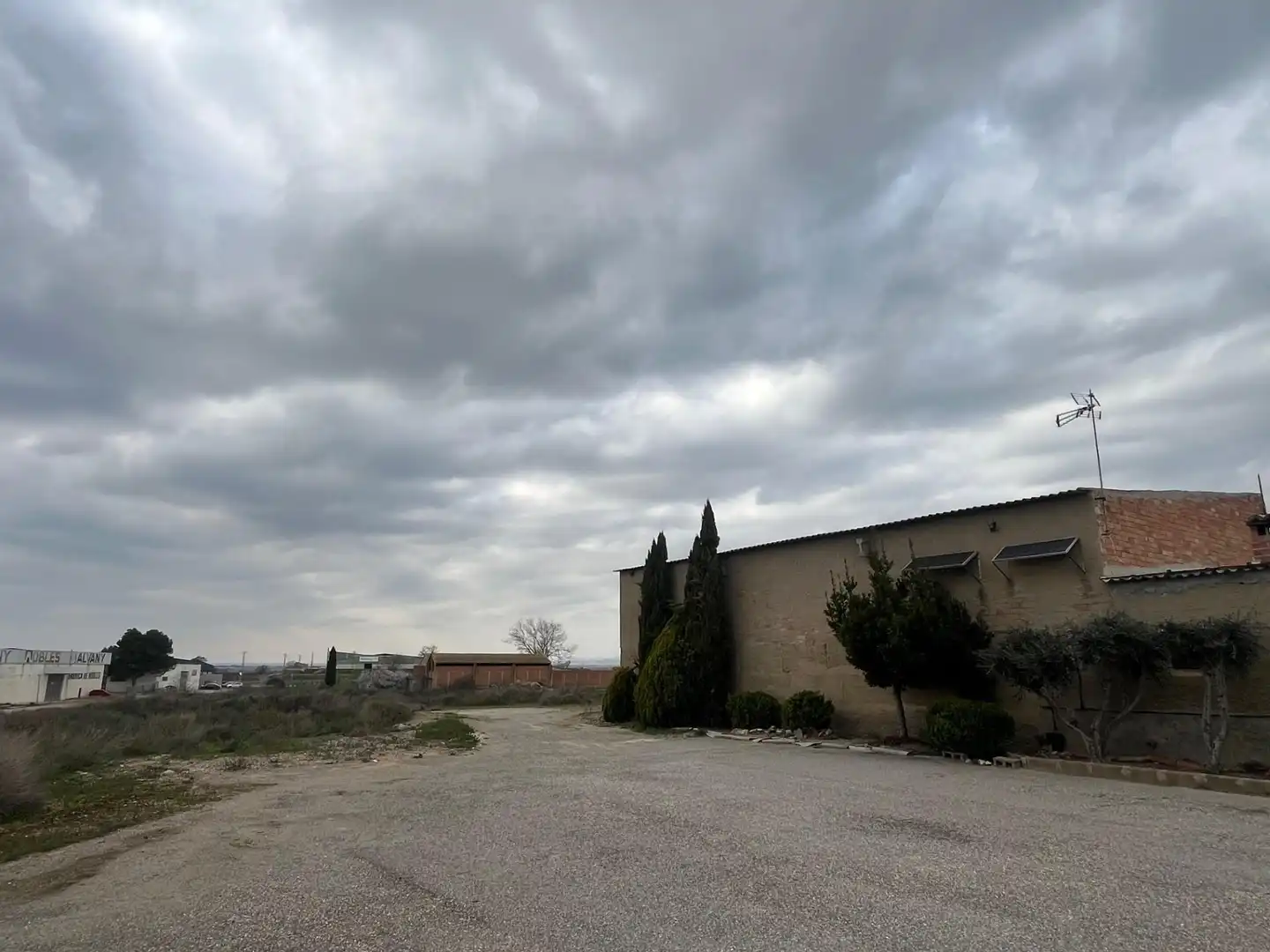 Vista exterior de Terreno industrial en venta en Bellvís