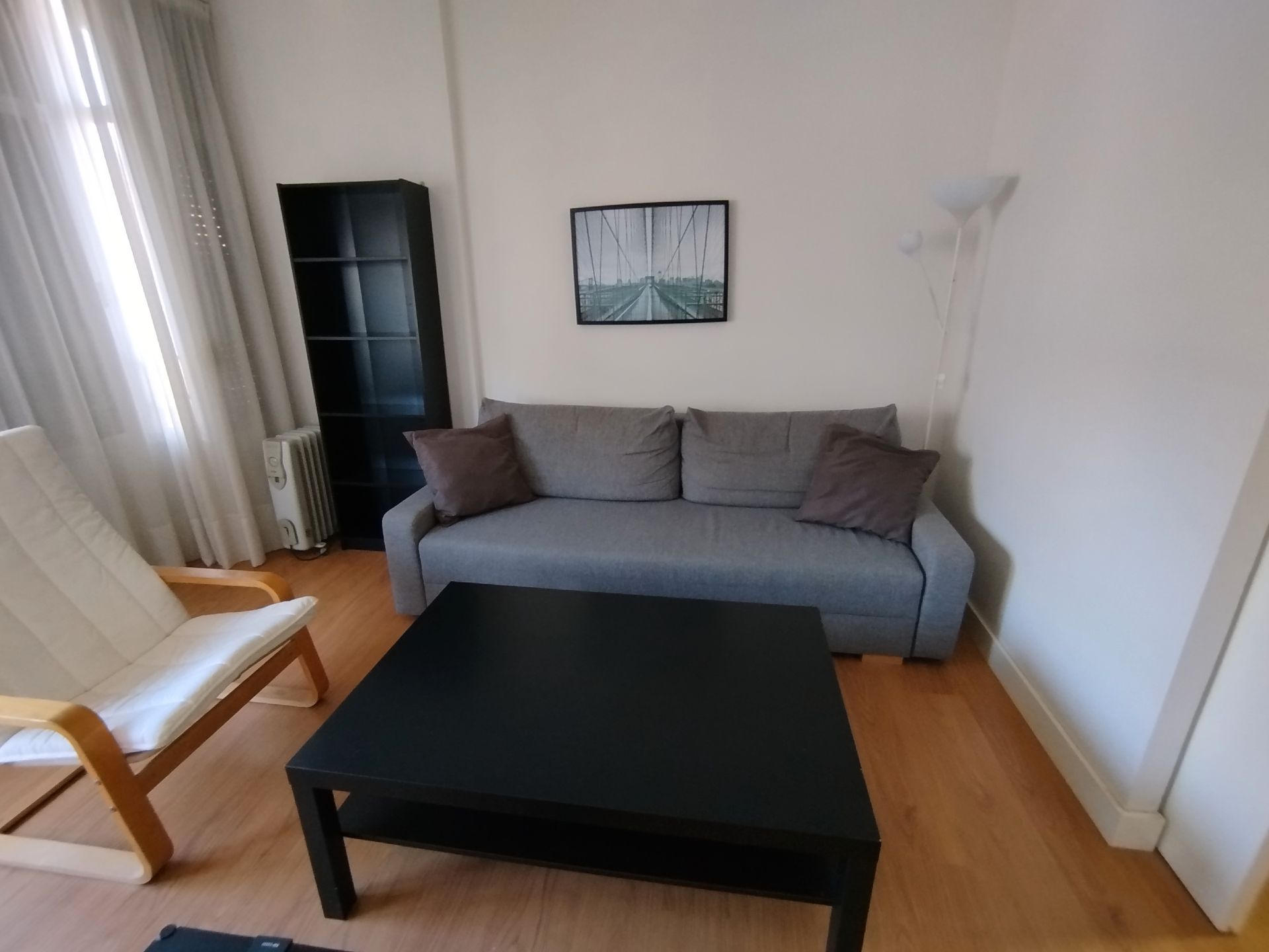Living room of Flat to rent in  Cádiz Capital  with Air Conditioner and Furnished