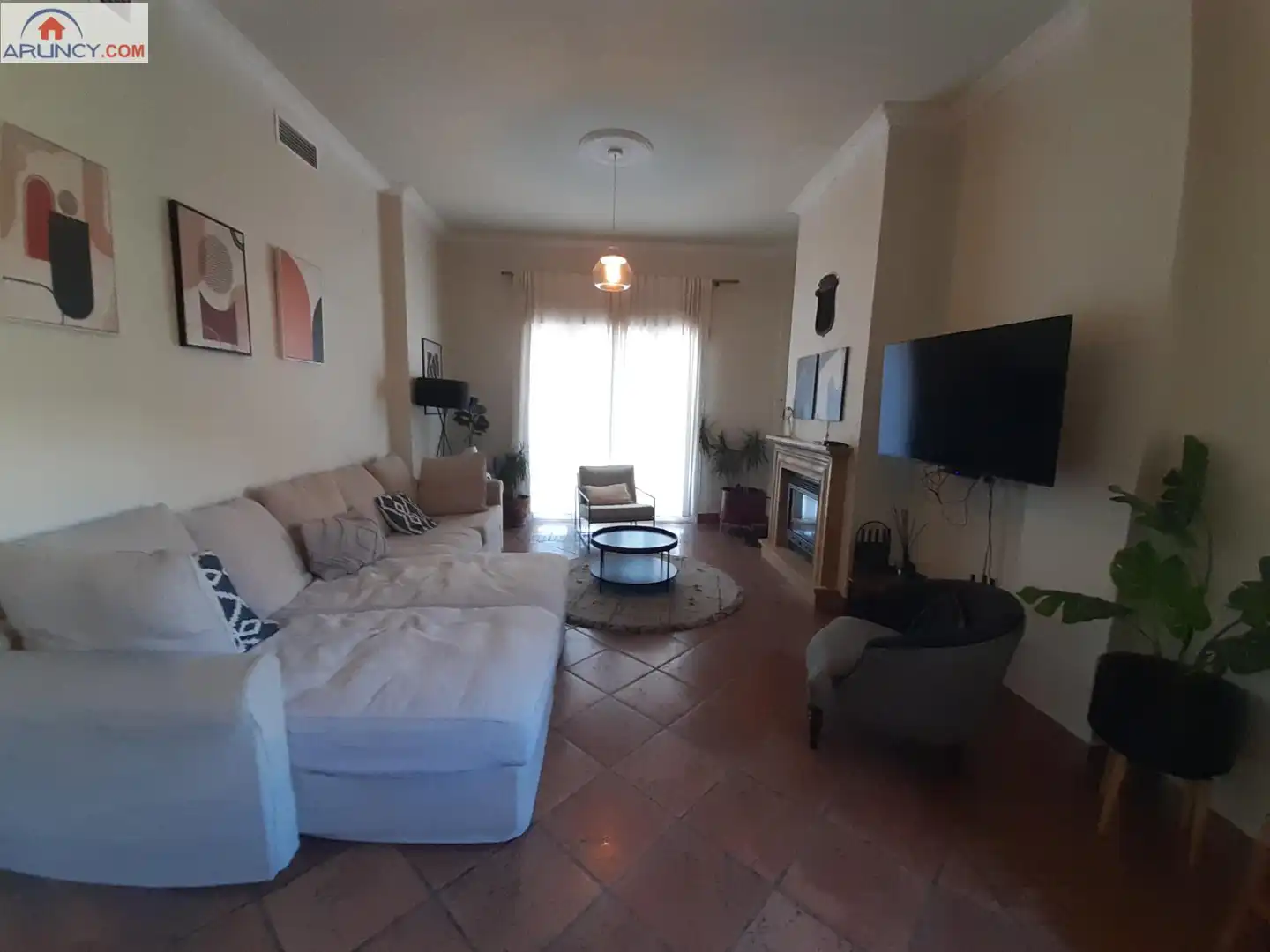 Sala de estar de Piso de alquiler en Montequinto con Aire acondicionado, Jardín privado y Terraza