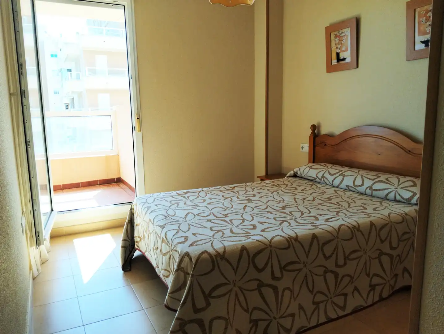 Schlafzimmer von Wohnung zum Verkauf in La Manga del Mar Menor mit Klimaanlage, Heizung und Privatgarten