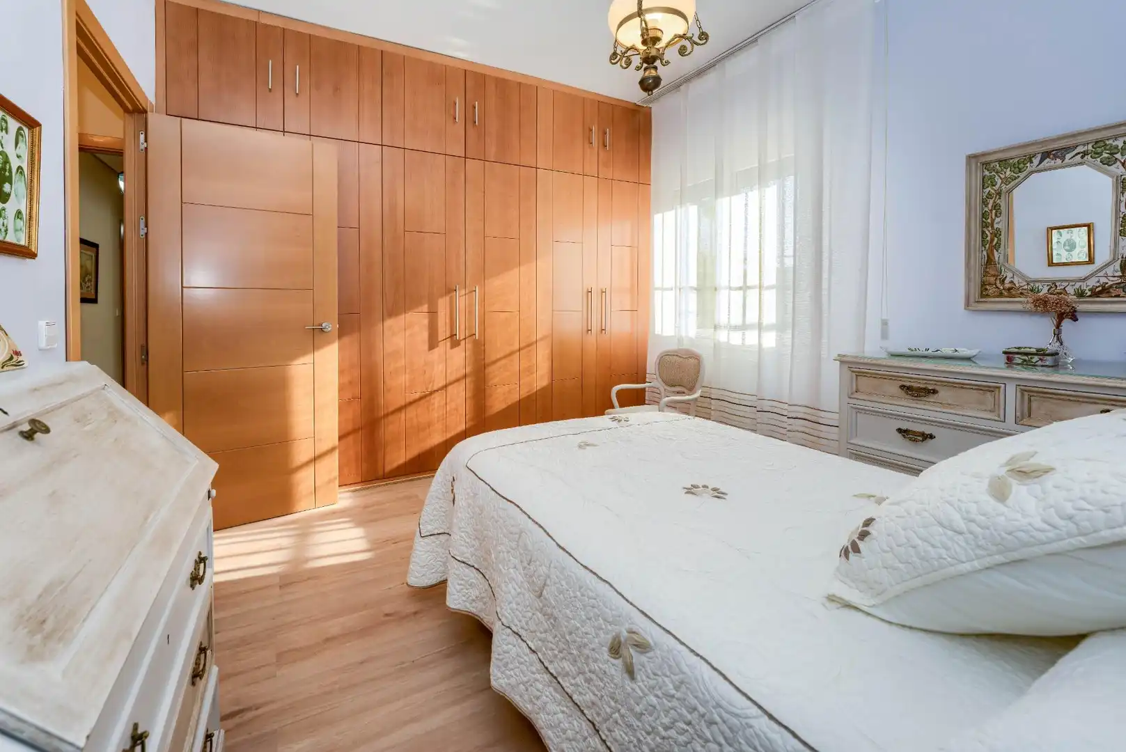 Bedroom of Houses for sale in Palomares del Río  with Air Conditioner, Heating and Private garden