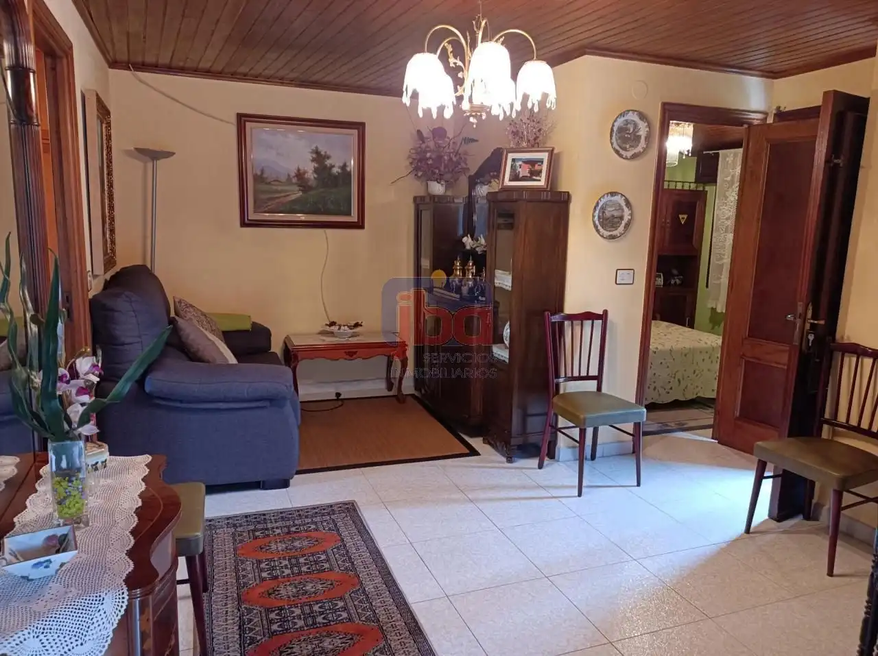 Sala de estar de Casa o chalet en venta en A Merca   con Calefacción, Trastero y Amueblado