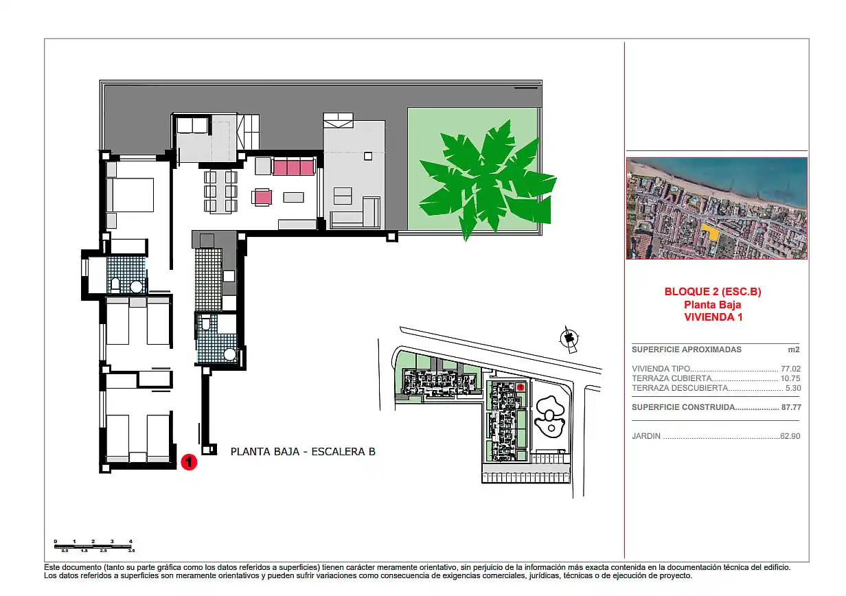 Mini appartamento con terrazza in vendita a Las Marinas / Les Marines, imagen 4