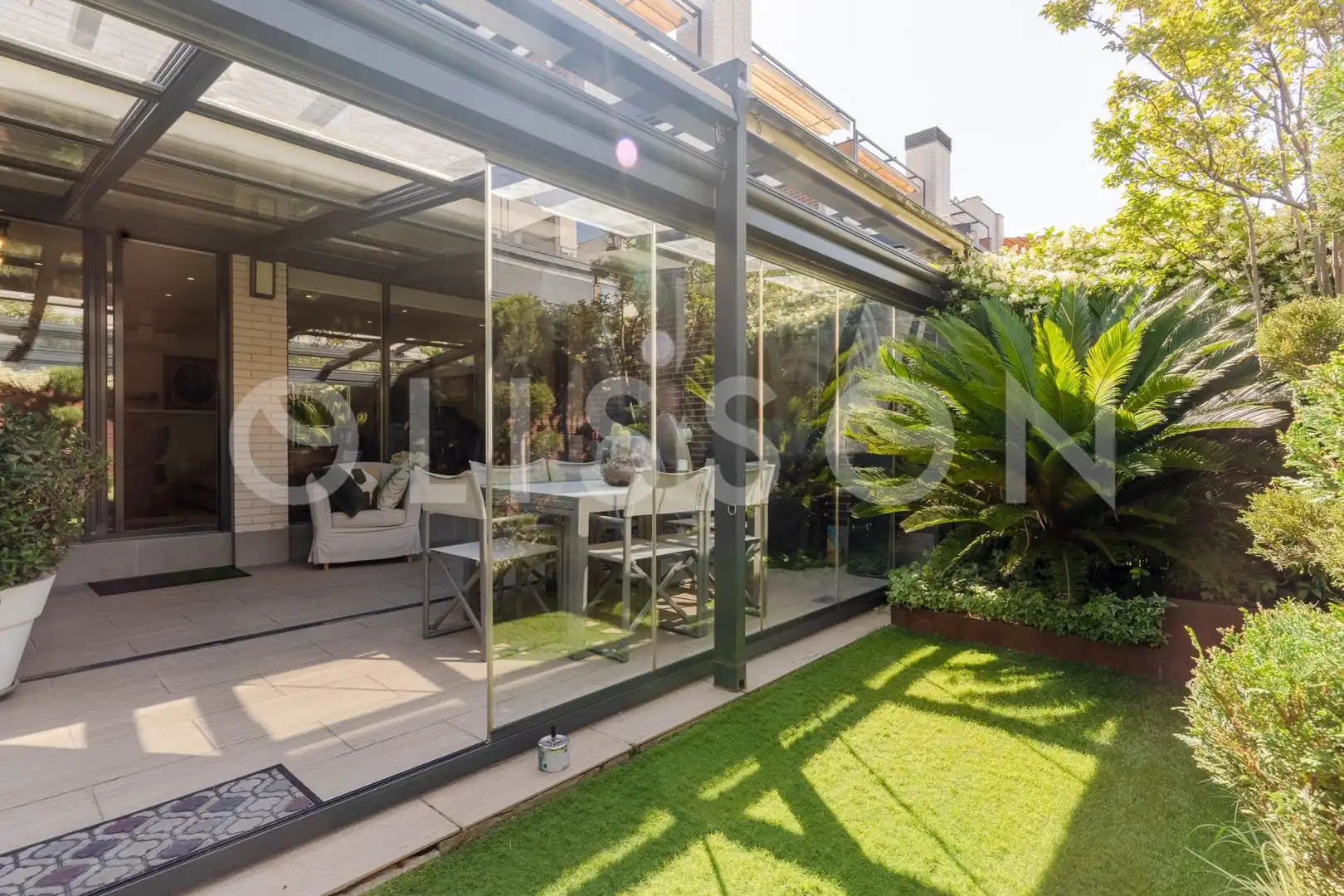Terrace of Detached homes for sale in Madrid  with Air Conditioner, Heating and Private garden