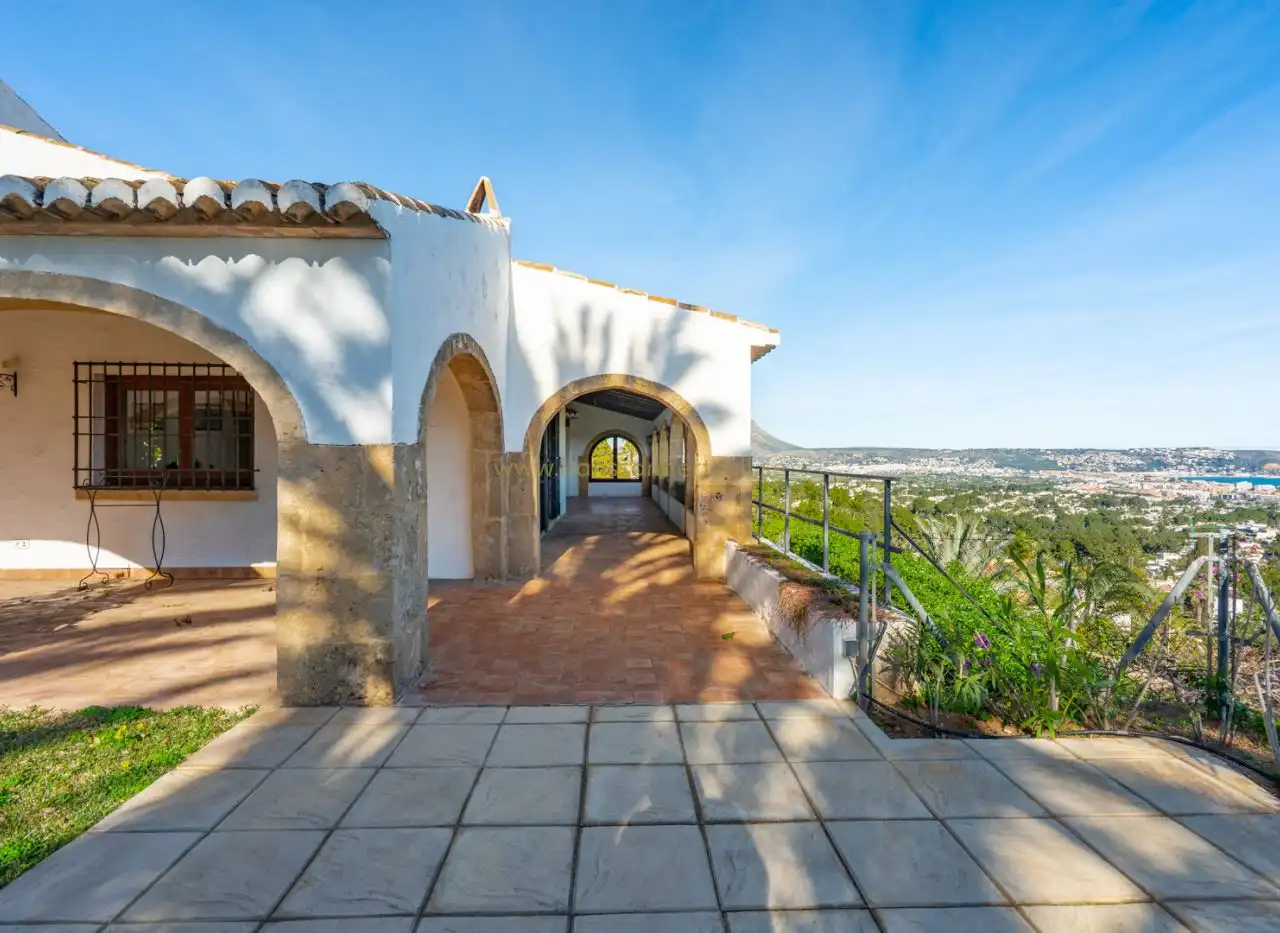 Exterior view of Houses for sale in Jávea / Xàbia