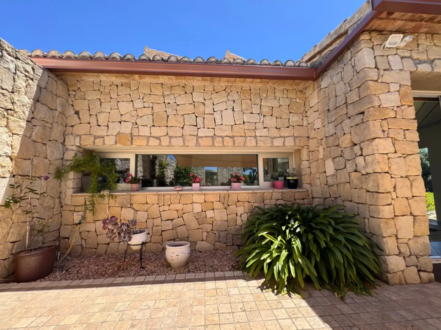 Terraza de Finca rústica en venta en Benissa con Aire acondicionado, Calefacción y Jardín privado