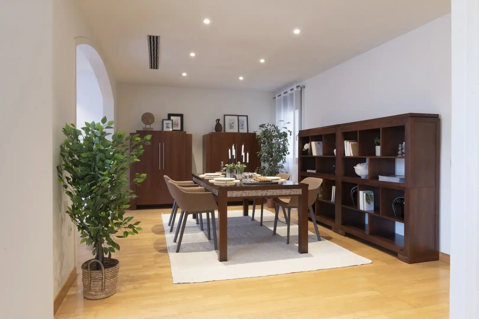 Dining room of Attic for sale in Figueres  with Heating, Terrace and Furnished