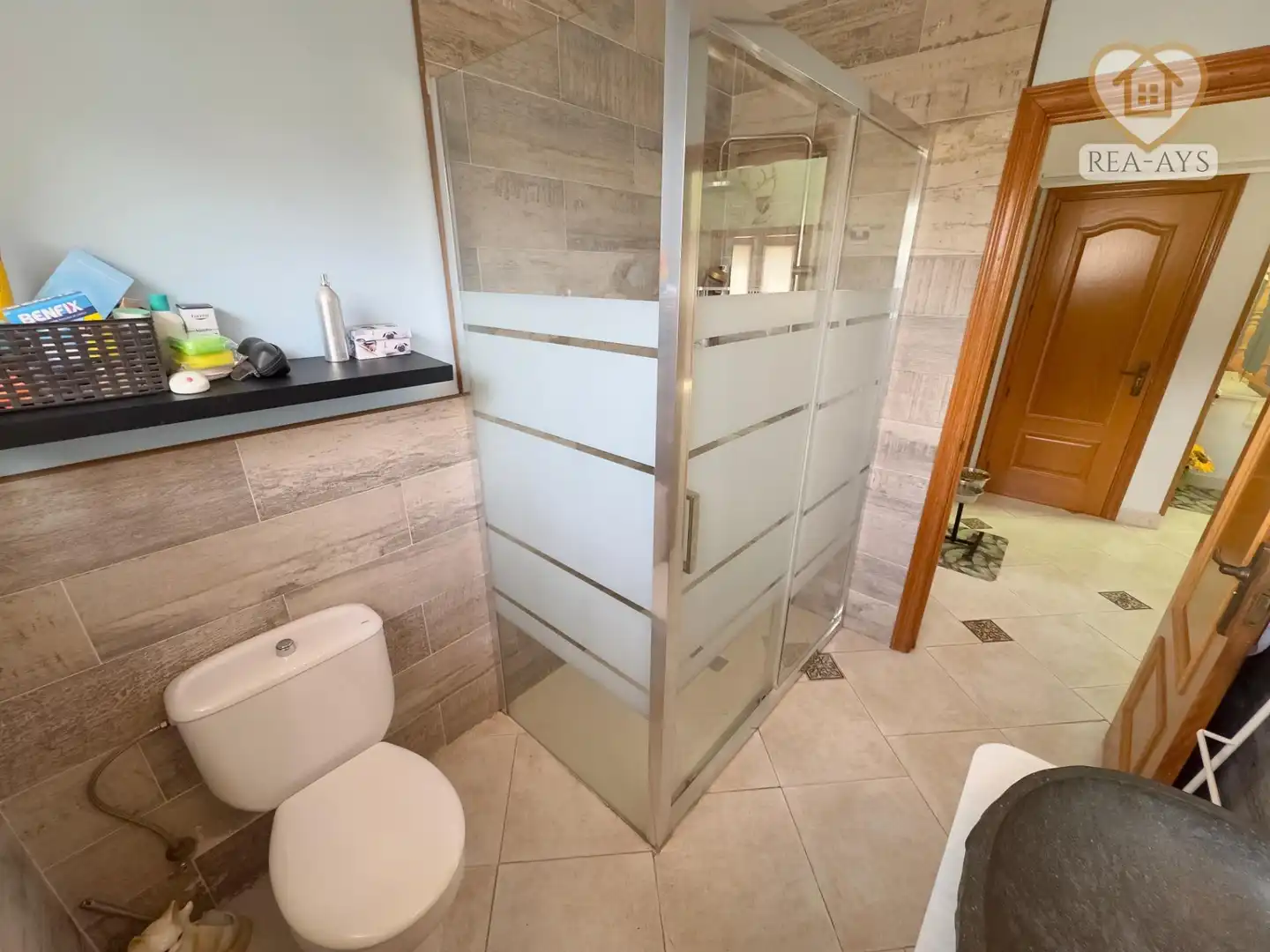 Baño de Casa o chalet en venta en Vallirana con Calefacción, Jardín privado y Terraza
