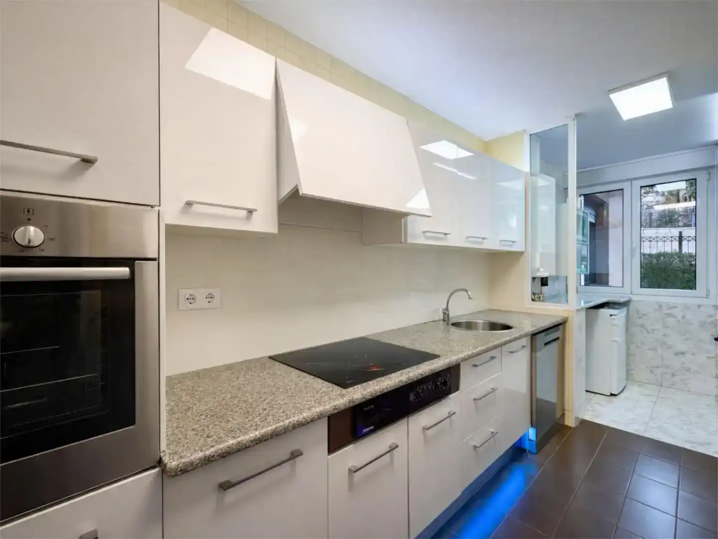 Kitchen of Flat for sale in Santander  with Private garden and Parquet flooring