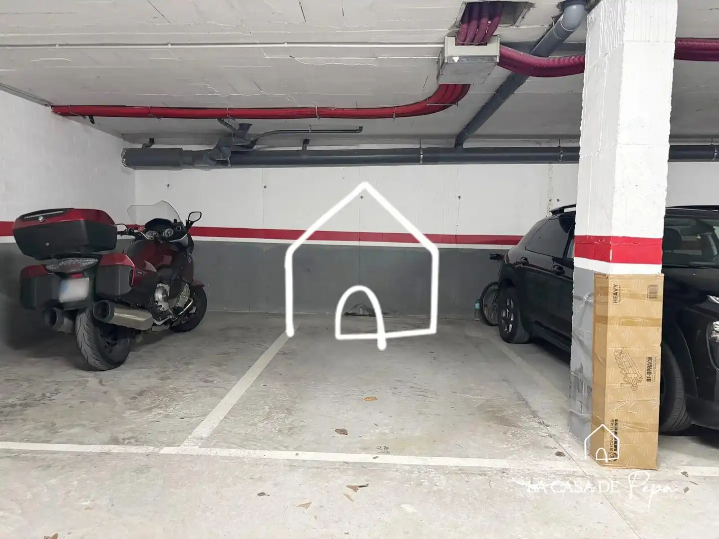 Parking de Ático en venta en Begues con Calefacción, Parquet y Balcón