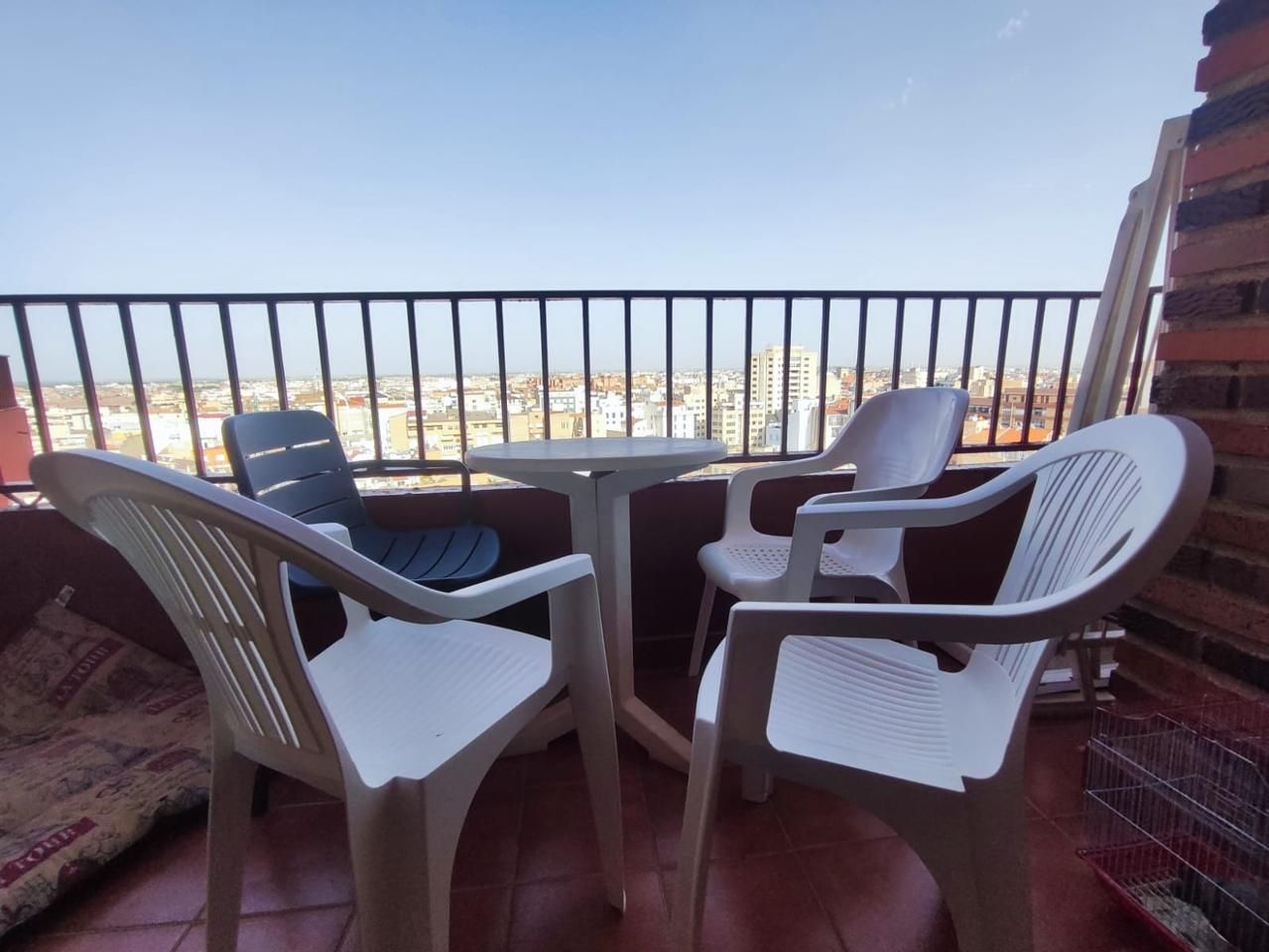 Terrace of Flat for sale in  Albacete Capital  with Heating, Terrace and Furnished