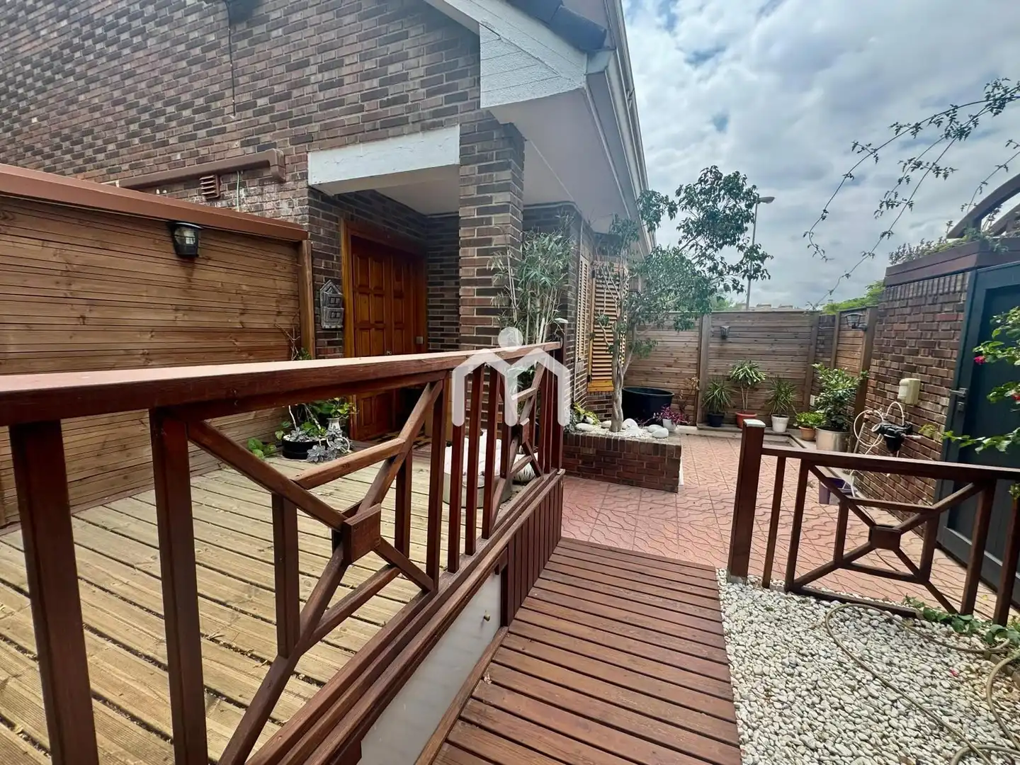 Terraza de Casa o chalet en venta en Badalona con Aire acondicionado, Calefacción y Jardín privado