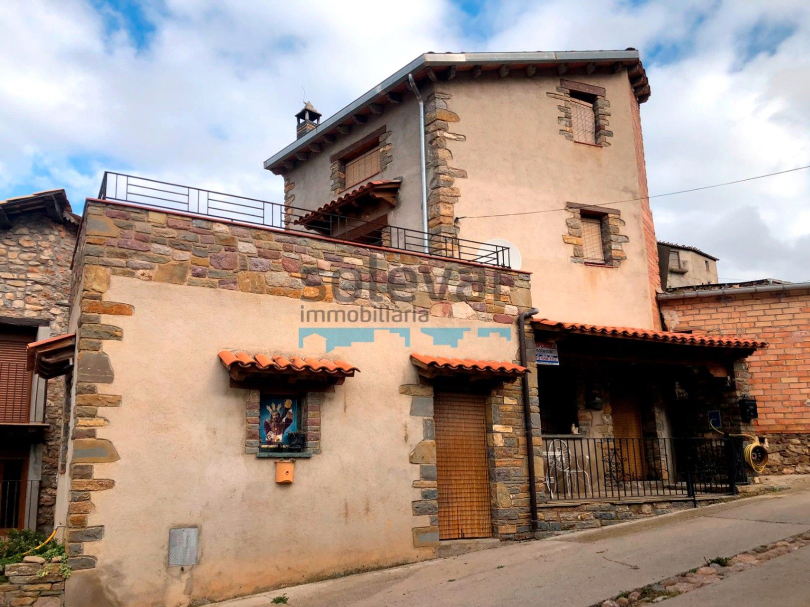 Exterior view of House or chalet for sale in Conca de Dalt  with Heating, Private garden and Terrace