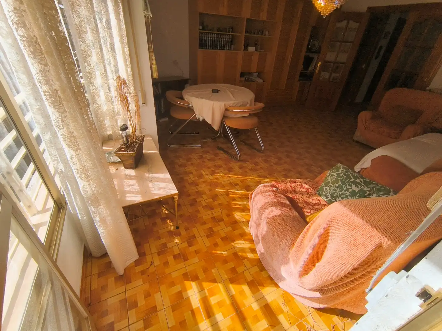 Sala d'estar de Pis en venda en Palencia amb Calefacció, Terrassa i Forn