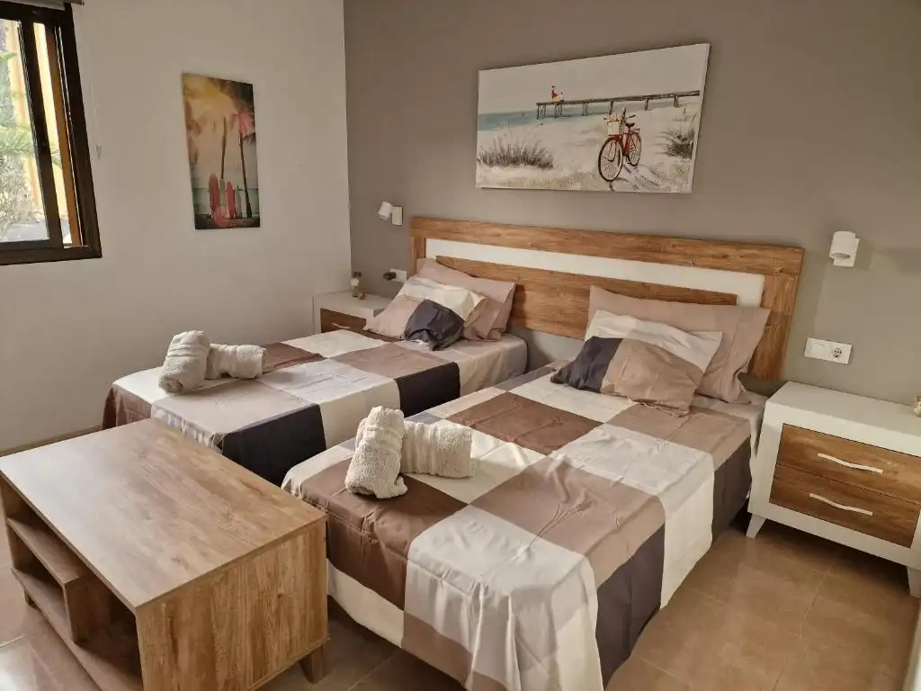 Bedroom of Flat for sale in La Oliva  with Terrace, Furnished and Oven