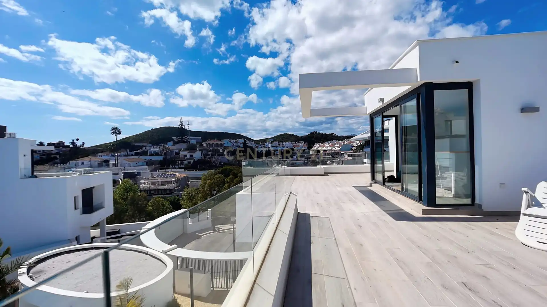 Terraza de Casa adosada de alquiler en Fuengirola con Aire acondicionado, Trastero y Horno