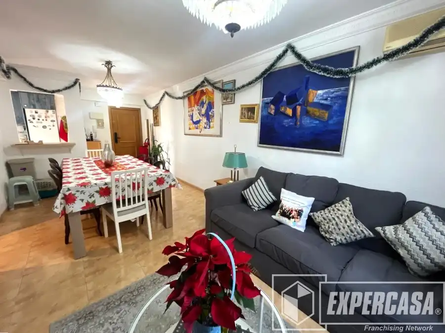 Living room of Flat for sale in Valencia  with Air Conditioner