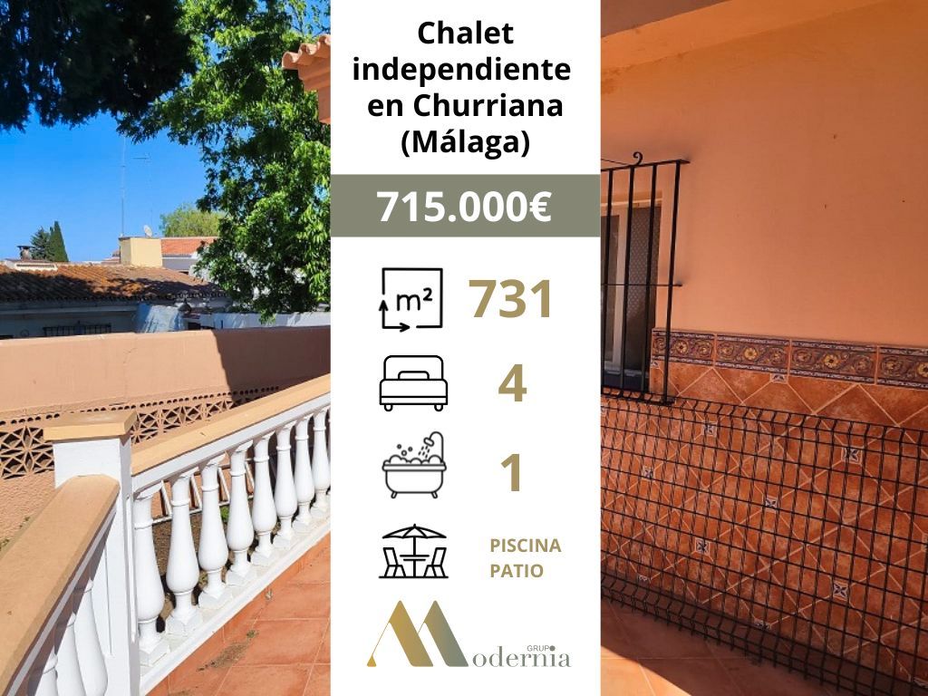 Exterior view of House or chalet for sale in Málaga Capital  with Private garden, Terrace and Swimming Pool