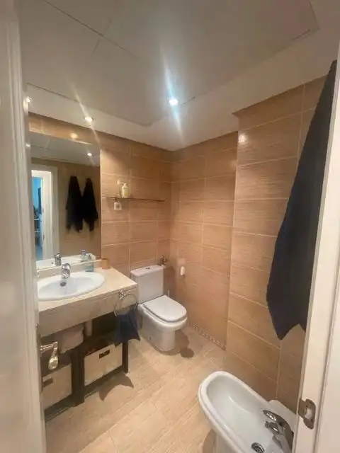 Bathroom of Flat for rent in Marbella  with Air Conditioner, Heating and Private garden