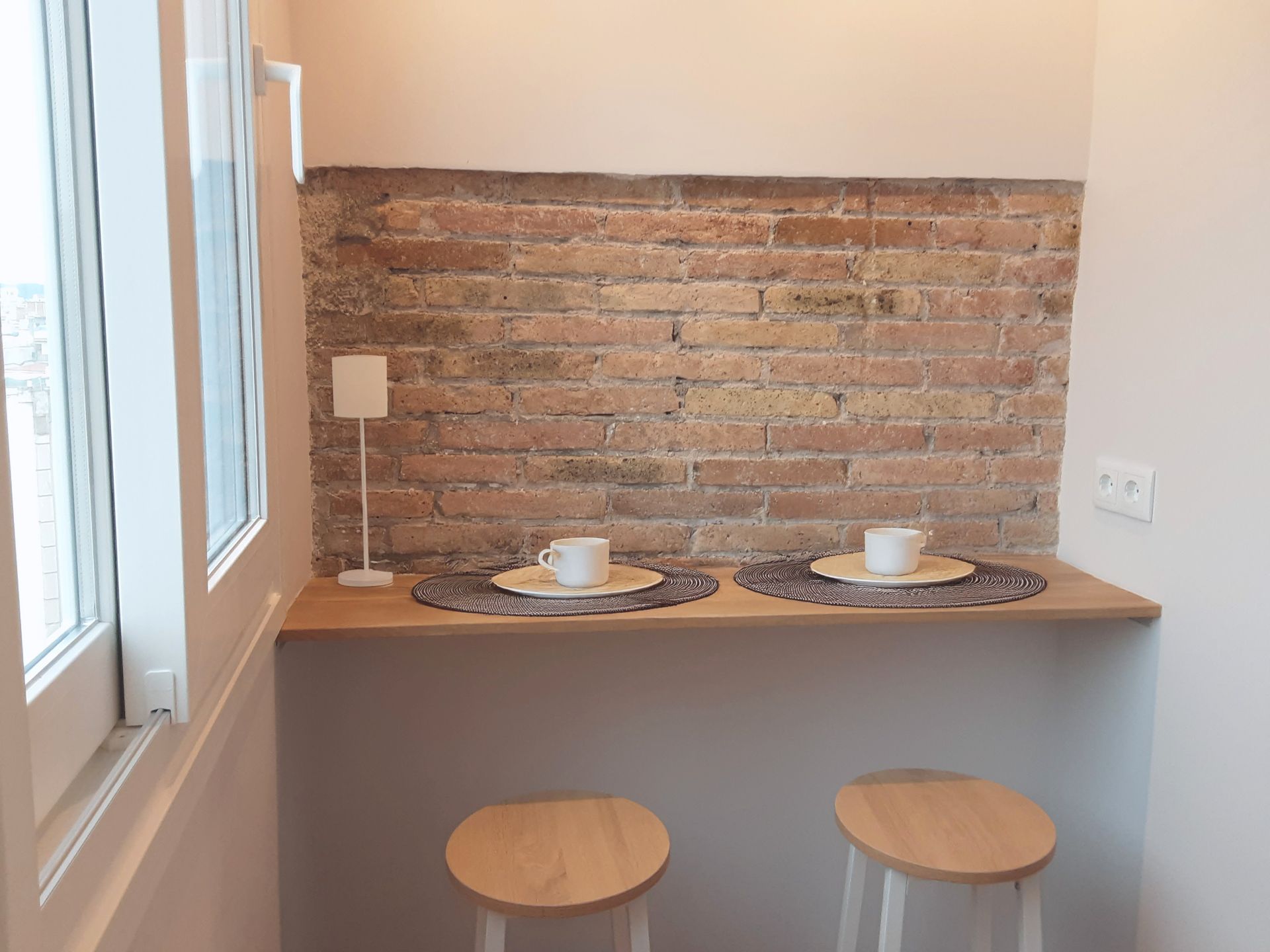 Dining room of Attic for sale in  Barcelona Capital  with Air Conditioner, Heating and Parquet flooring