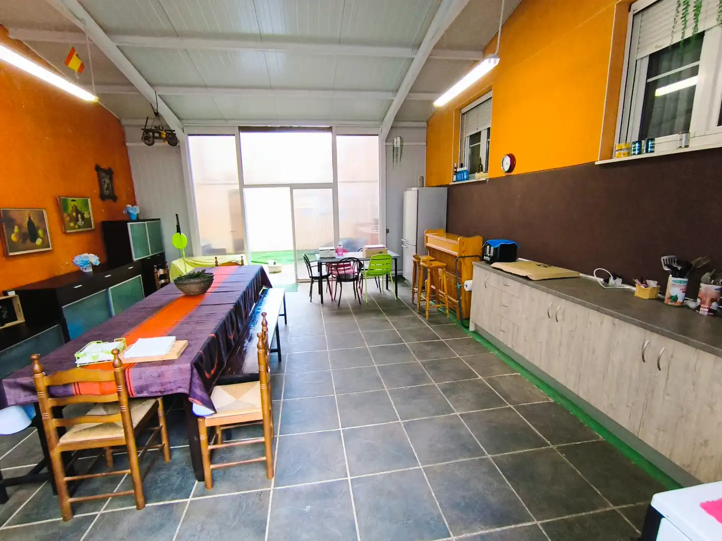 Cuina de Casa o xalet en venda en Magaz de Pisuerga amb Calefacció, Jardí privat i Terrassa