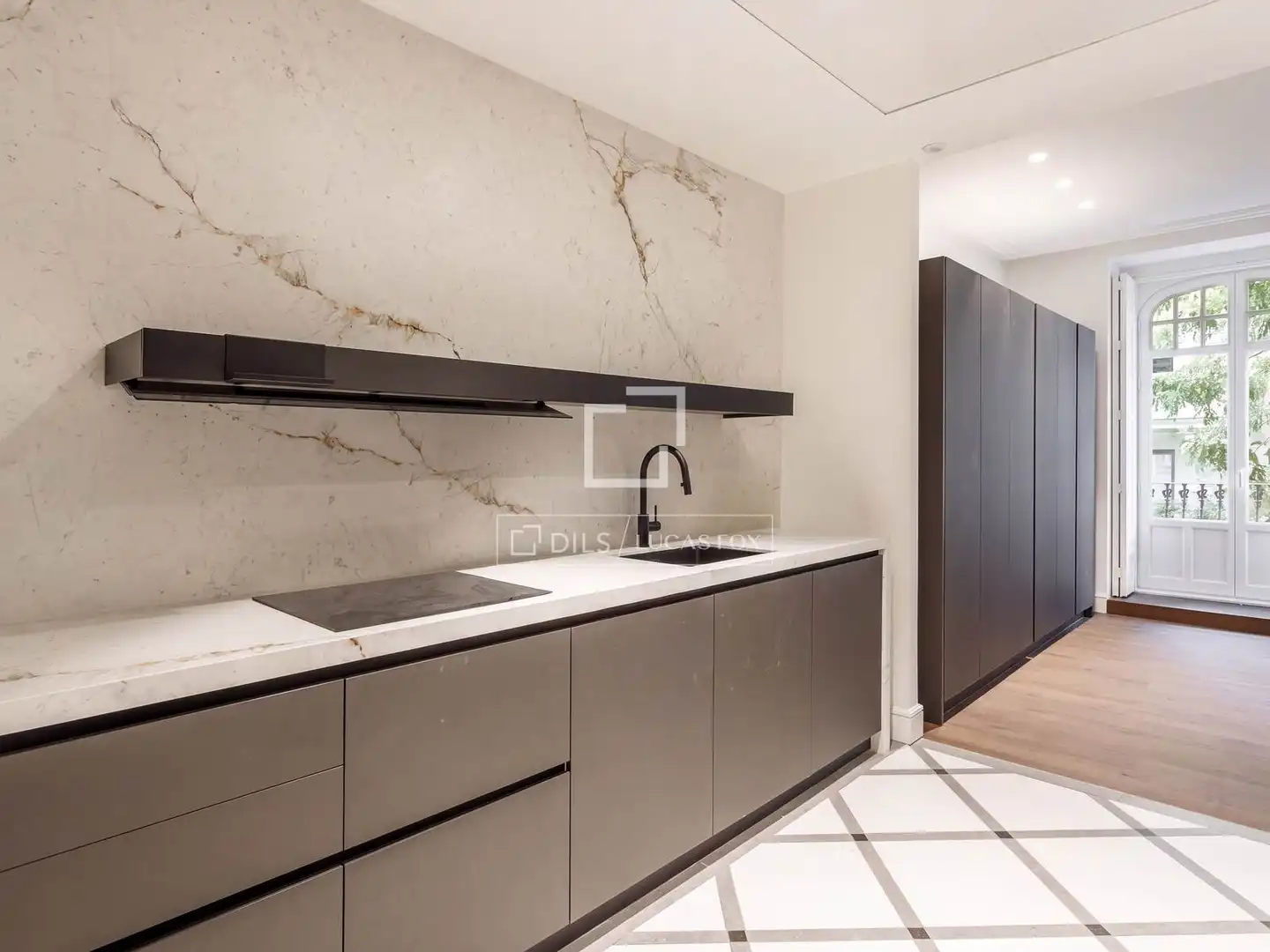 Cocina de Piso de alquiler en Madrid con Aire acondicionado, Terraza y Piscina