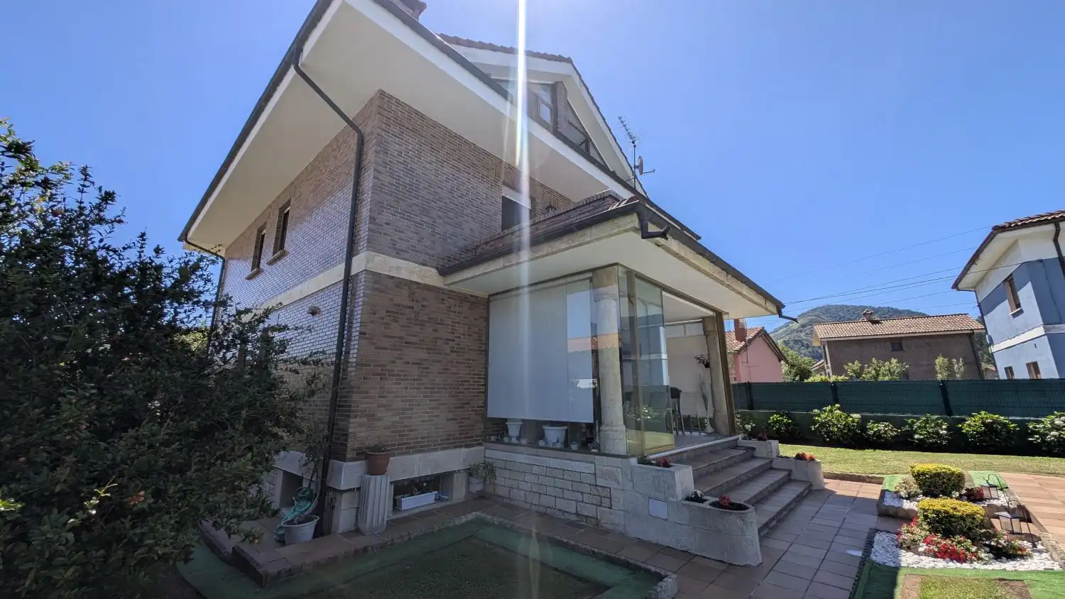 Exterior view of Houses for sale in Los Corrales de Buelna   with Heating, Private garden and Terrace