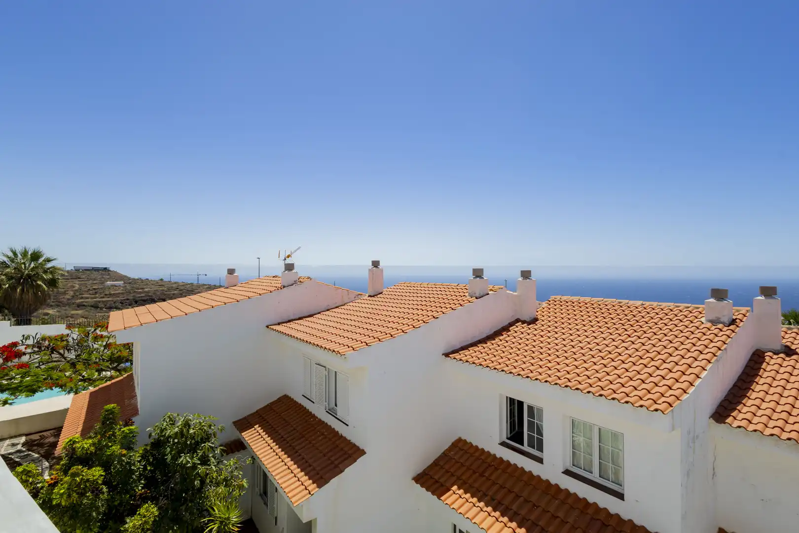 Vista exterior de Casa adosada en venta en El Rosario con Aire acondicionado, Jardín privado y Terraza