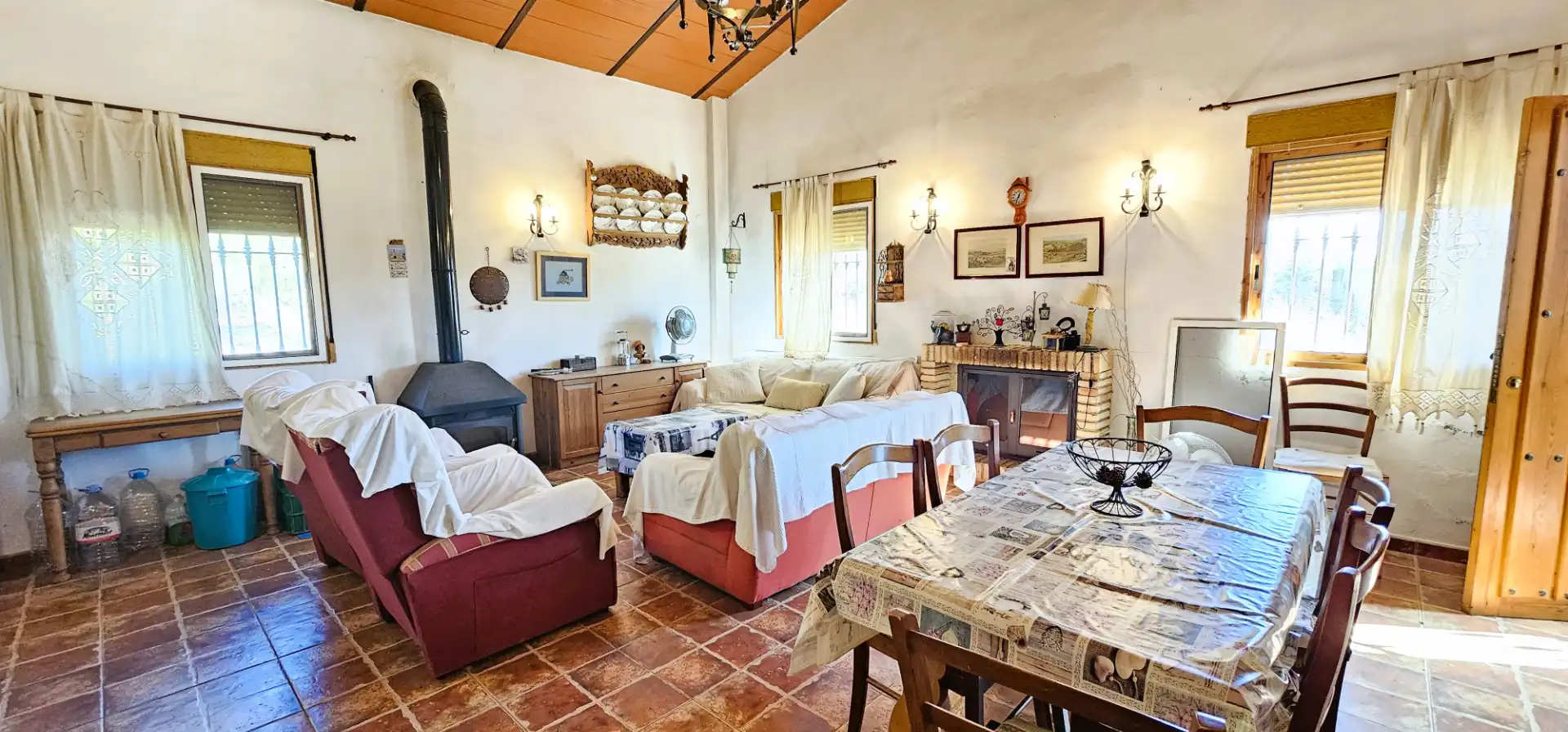 Sala d'estar de Casa o xalet en venda en Aledo amb Jardí privat, Terrassa i Traster