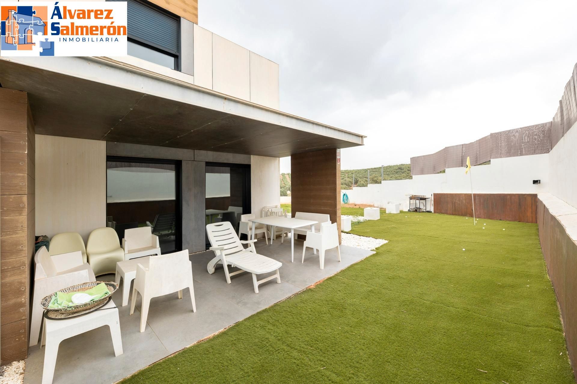 Terrace of Single-family semi-detached for sale in Albolote  with Air Conditioner, Heating and Private garden
