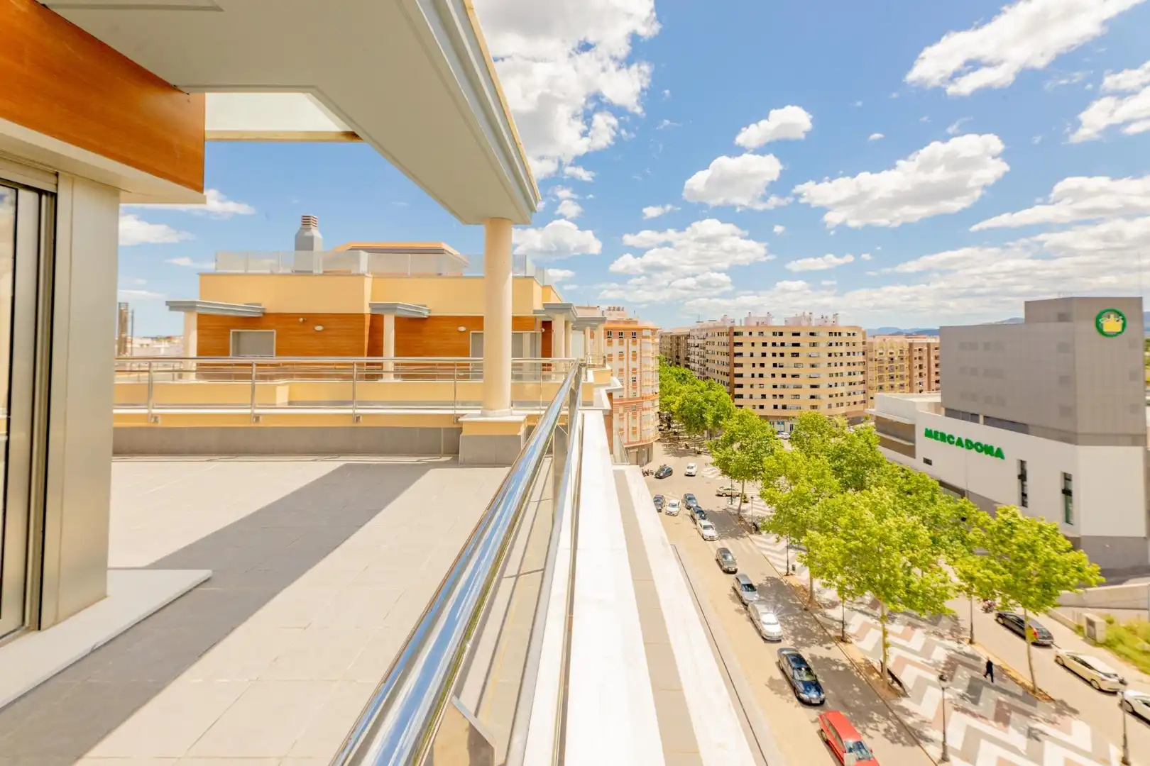 Terraza de Ático de alquiler en Gandia con Aire acondicionado, Calefacción y Parquet