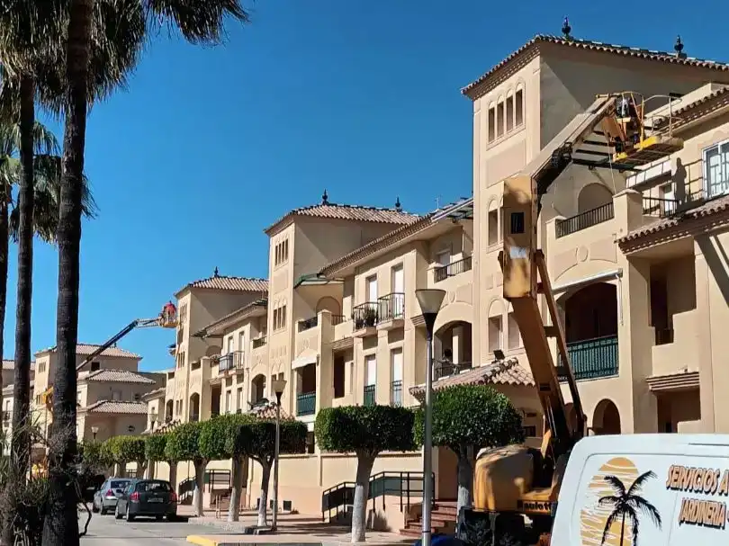 Exterior view of Flat for rent in Rota  with Swimming Pool, Furnished and Balcony