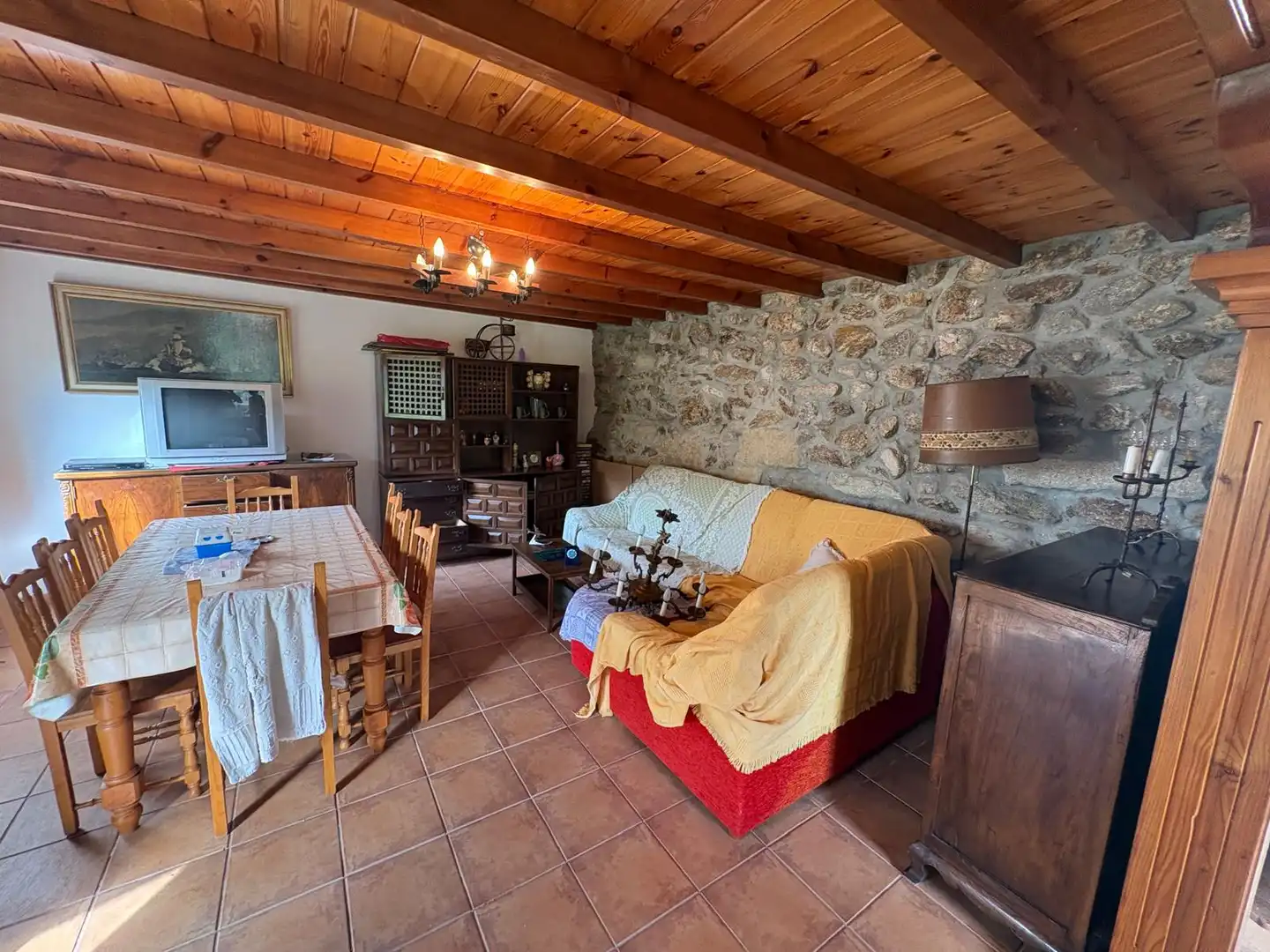 Living room of Houses for sale in Arbo  with Furnished