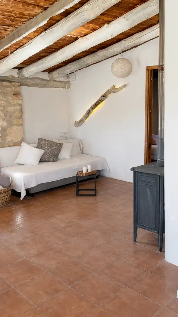 Sala d'estar de Casa o xalet en venda en Formentera amb Piscina