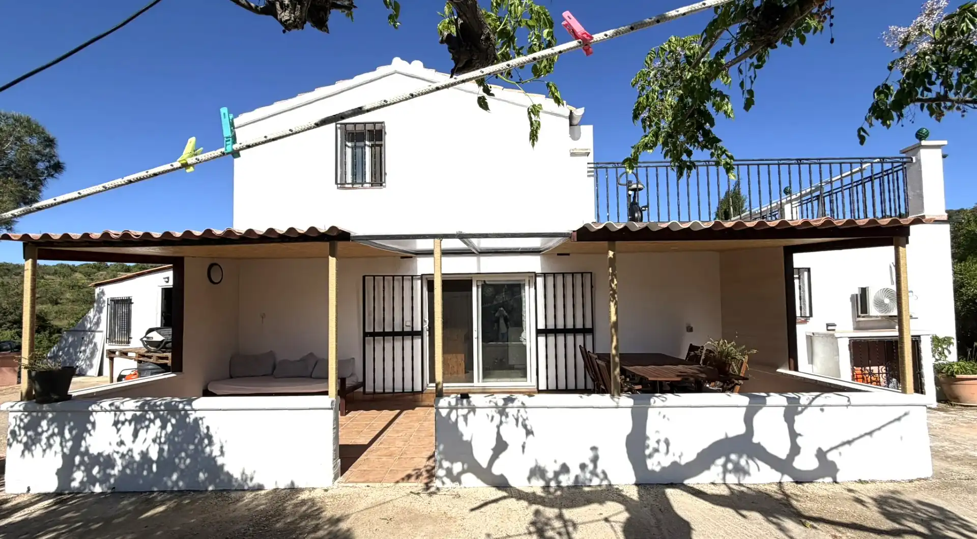 Vista exterior de Finca rústica en venda en Ascó amb Aire condicionat, Calefacció i Piscina