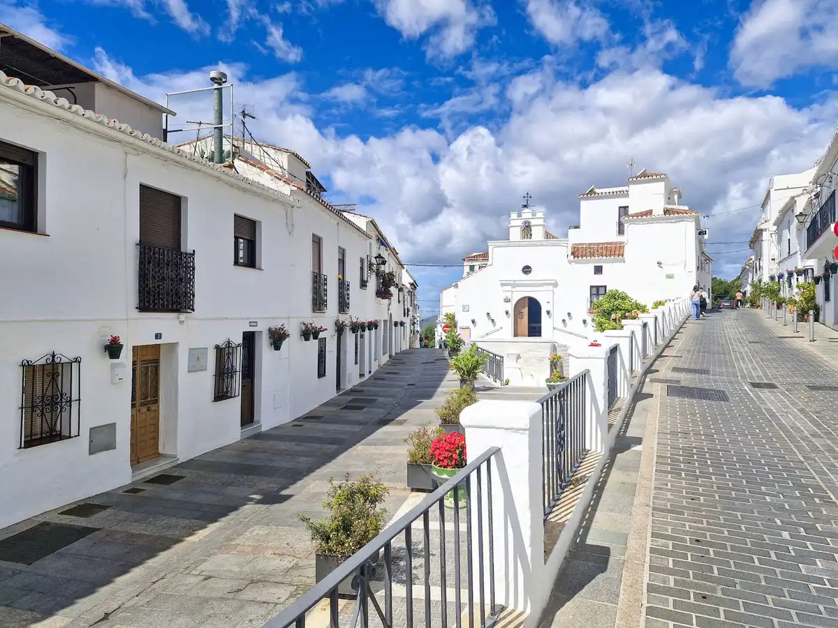 Exterior view of Houses for sale in Mijas  with Air Conditioner and Terrace