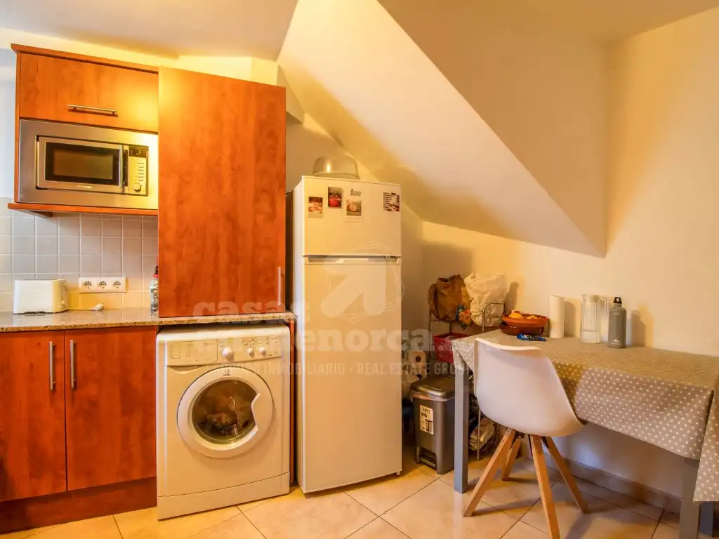 Kitchen of Flat for sale in Ciutadella de Menorca  with Air Conditioner, Private garden and Swimming Pool