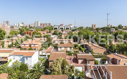 Exterior view of Apartment for sale in  Madrid Capital  with Air Conditioner, Heating and Parquet flooring