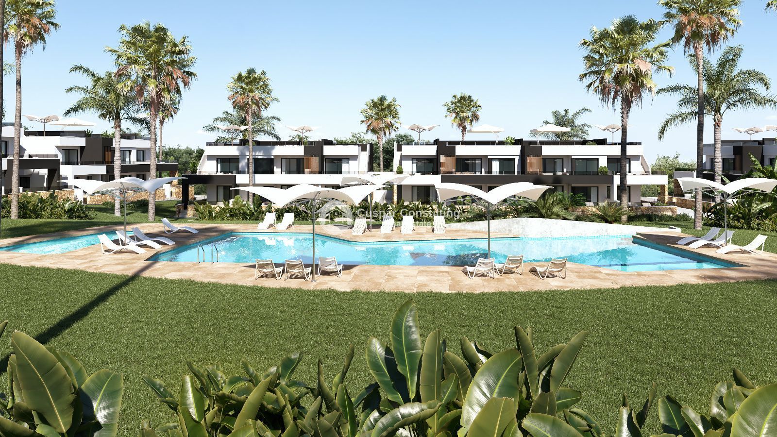 Garden of Apartment for sale in Rojales  with Air Conditioner, Heating and Terrace