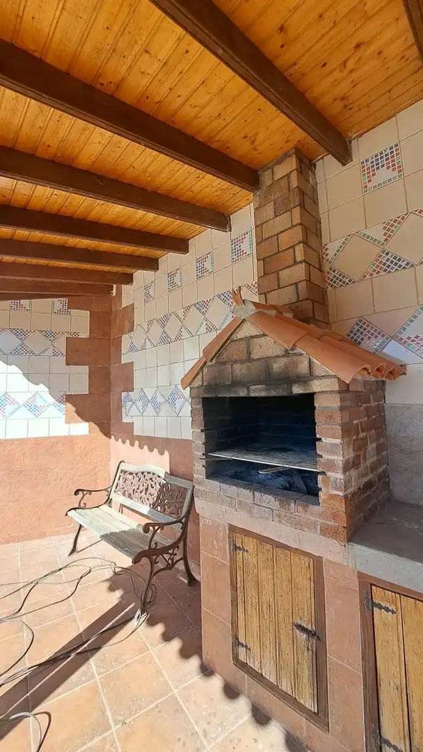 Terrasse von Haus oder Chalet zur Miete in Valleseco mit Privatgarten und Balkon