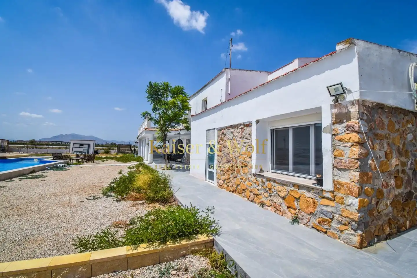 Vista exterior de Finca rústica en venta en Crevillent con Jardín privado, Terraza y Piscina