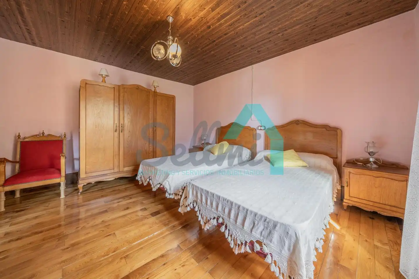 Bedroom of Houses for sale in Pravia  with Heating, Private garden and Parquet flooring