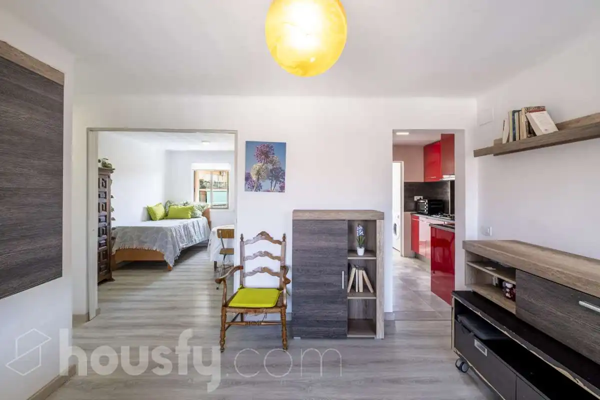 Sala de estar de Piso en venta en Granollers con Amueblado y Balcón