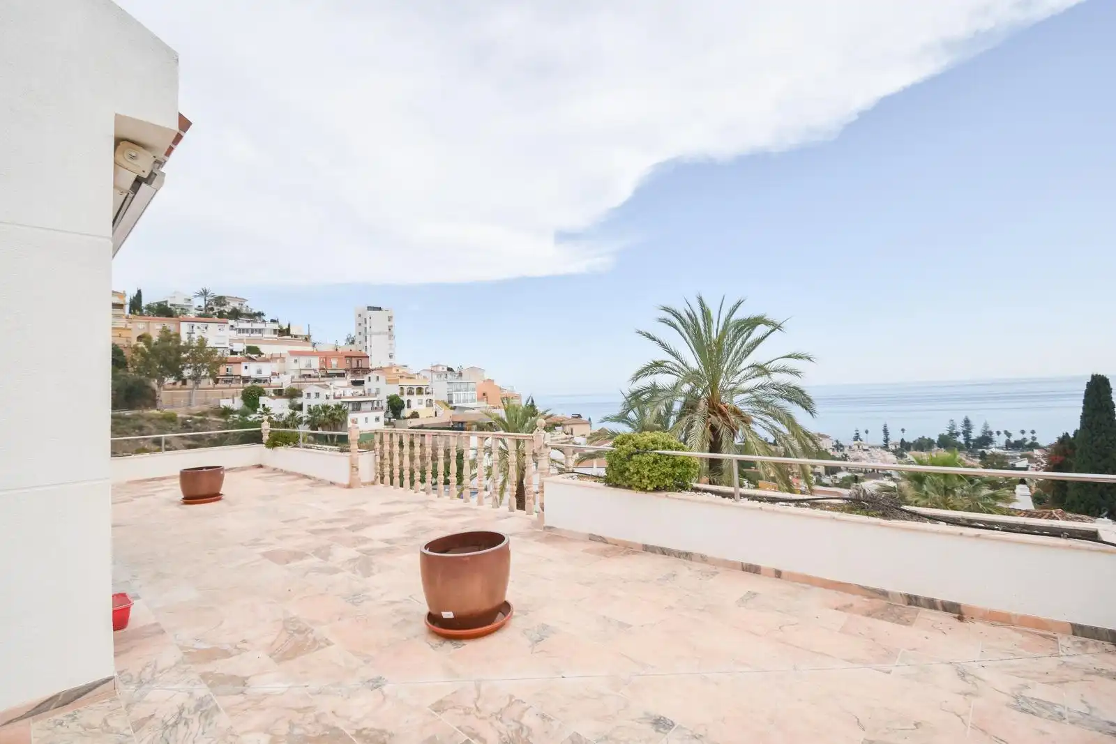 Terraza de Casa o chalet de alquiler en Rincón de la Victoria con Aire acondicionado, Calefacción y Jardín privado